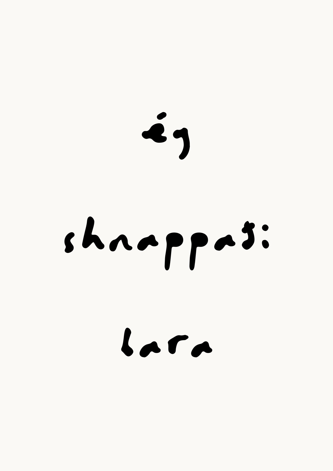 ég shnappaði bara